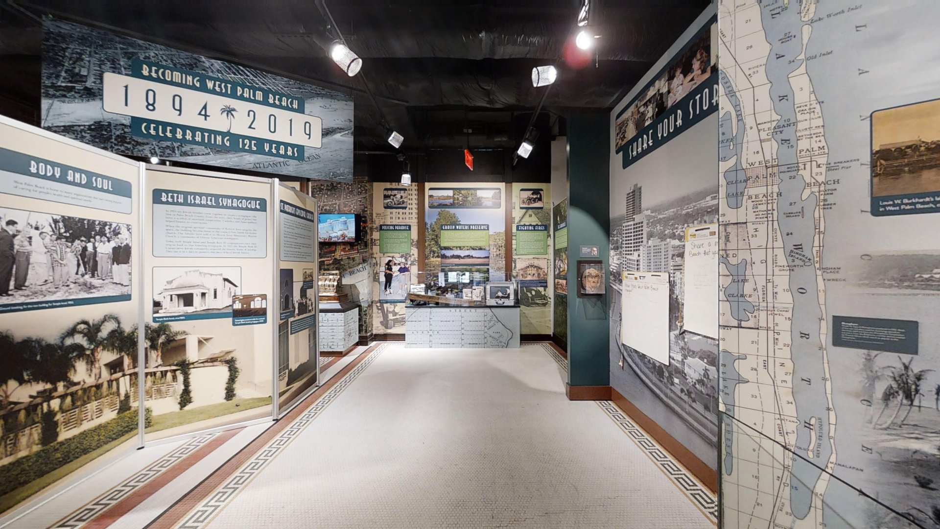 Immersive Spaces 3D Virtual Tour of Becoming West Palm Beach: Celebrating 125 Years
